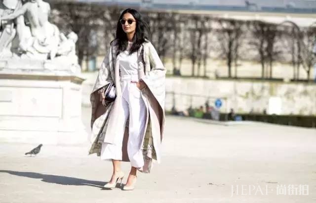 大衣配阔腿裤？街拍超好看好吗！