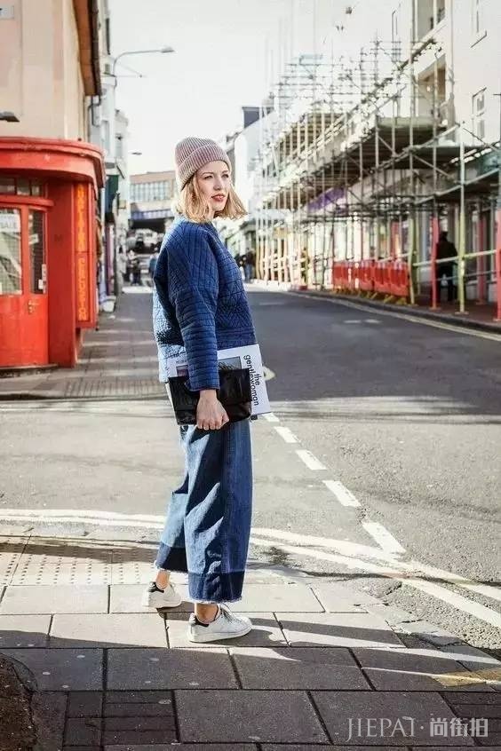 大衣配阔腿裤？街拍超好看好吗！