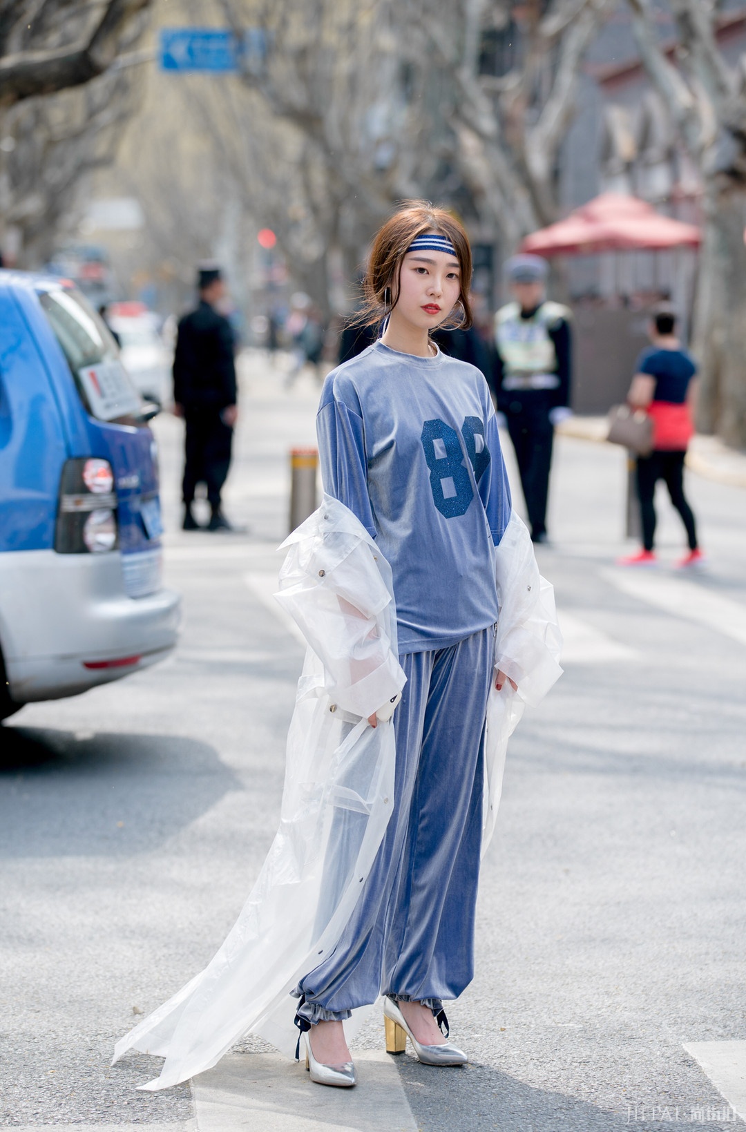 2018秋冬上海时装周街拍 时尚的路人们