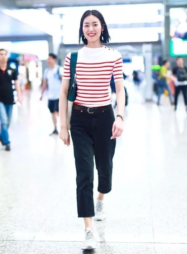 阔腿裤搭配，夏季穿它很显瘦