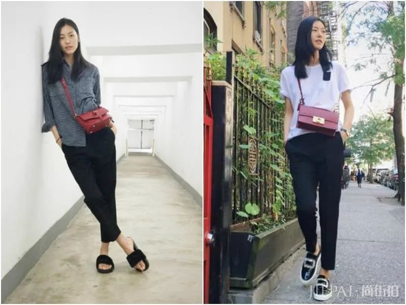 阔腿裤搭配，夏季穿它很显瘦