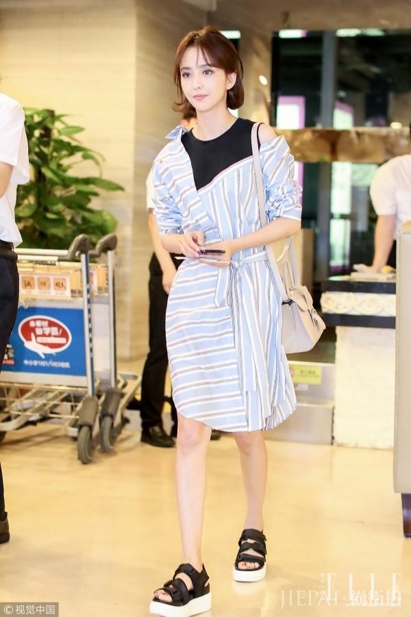 国内明星街拍 流行宽松style！