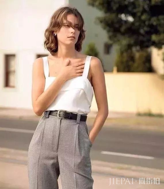 背心+阔腿裤，看欧美潮人夏天清凉时髦套路！