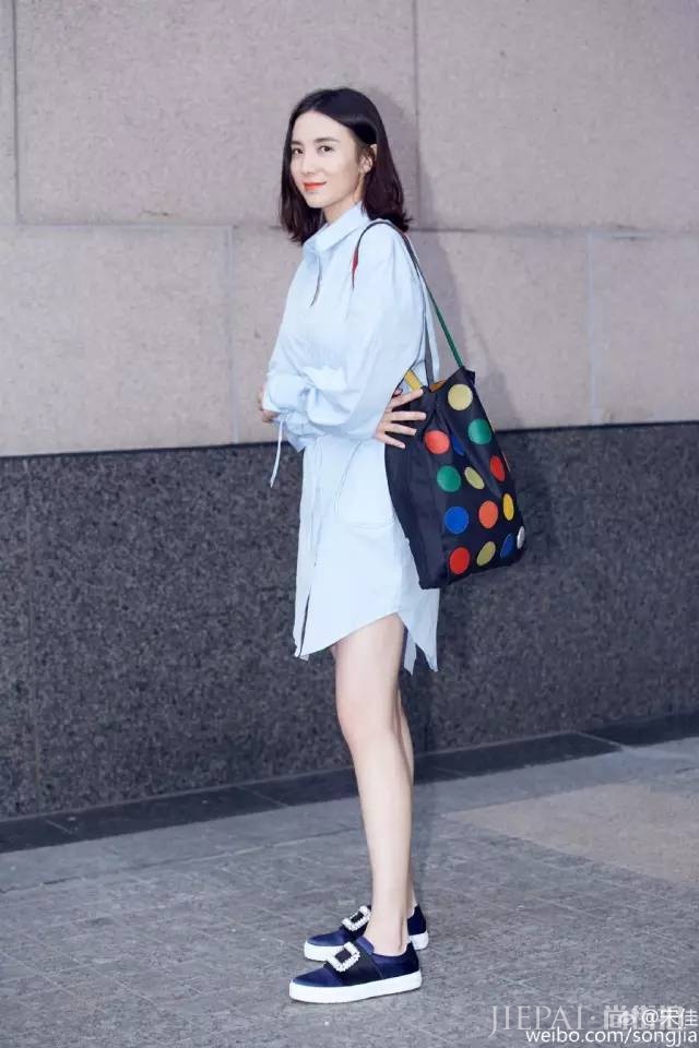 看宋佳6个搭配套路,2018美一整个秋天!