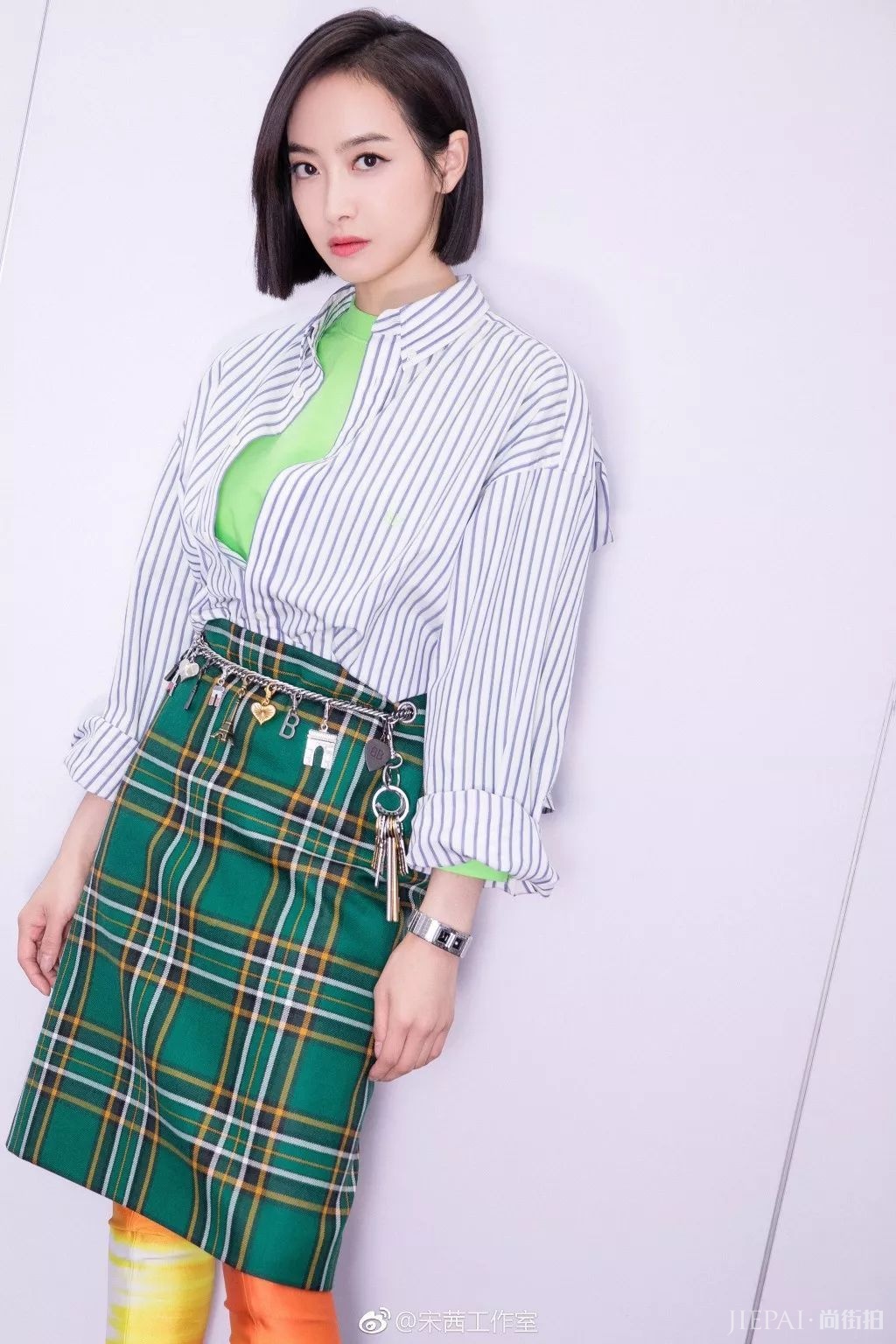 衬衣新穿法，换季不发愁