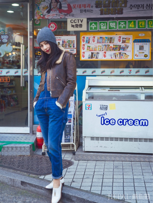 高圆圆日常穿搭,简约又时尚而且自带少女感