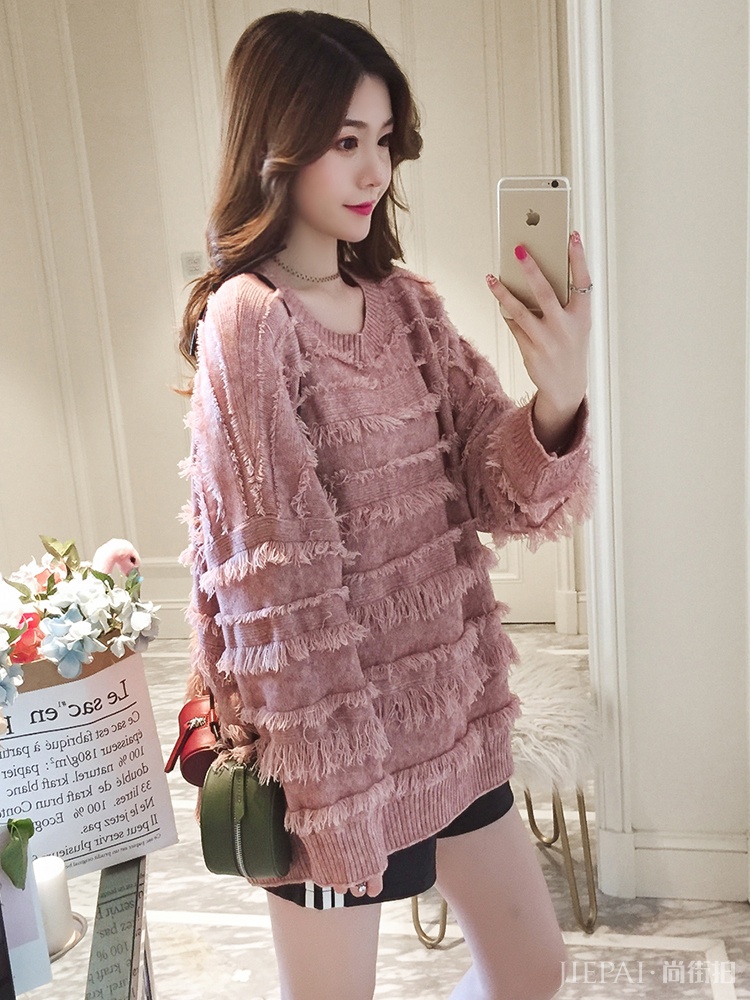 甜美温柔的韩范儿针织衫,穿上自带慵懒淑女范!