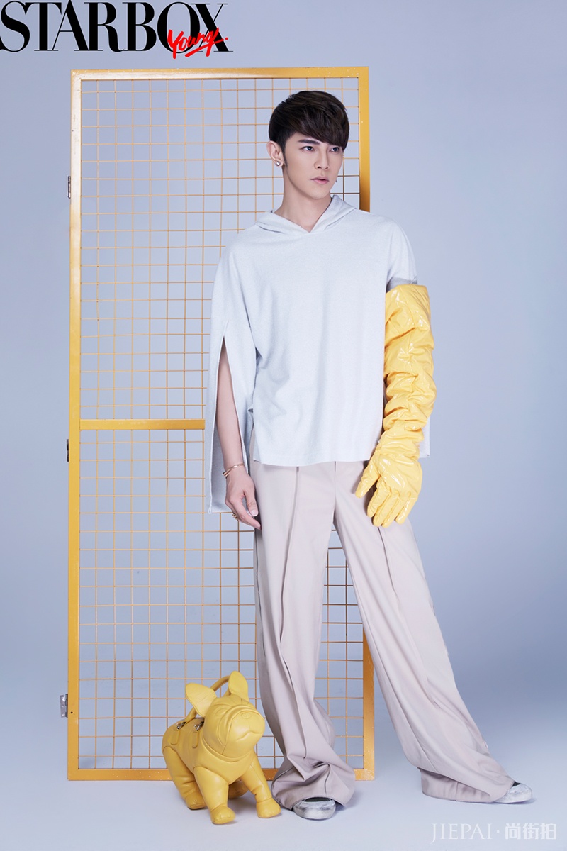 汪东城最新写真 风衣造型时髦前卫