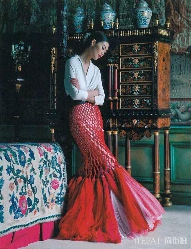 中国第一个真正的超模刘雯  向世界证明了中国风到底有多美