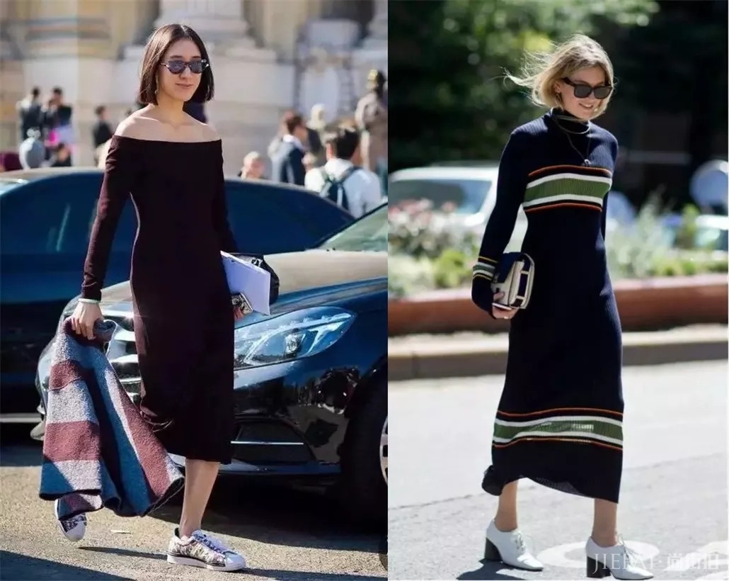 秋天这几款裙子美翻天， 高圆圆、刘雯早就穿起来了！