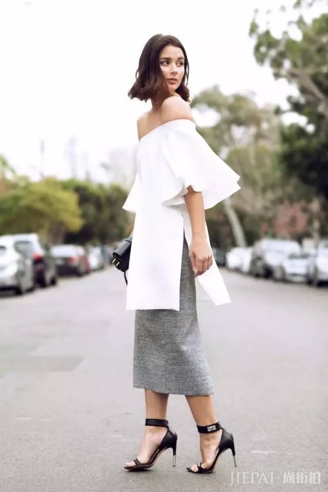 欧美街拍 秋天穿灰色才是真高级！