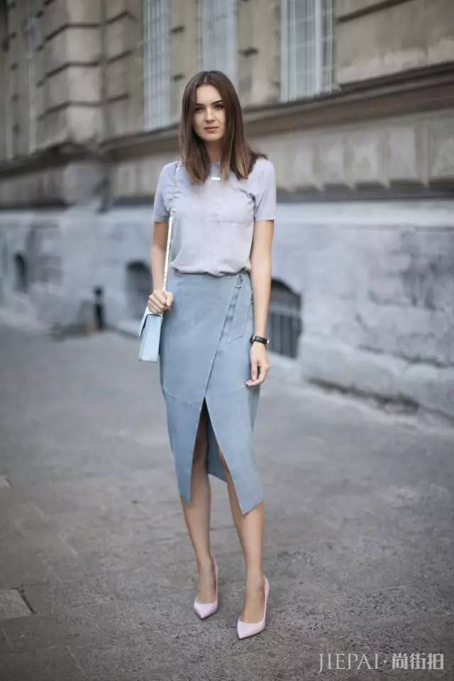 欧美街拍 秋天穿灰色才是真高级！