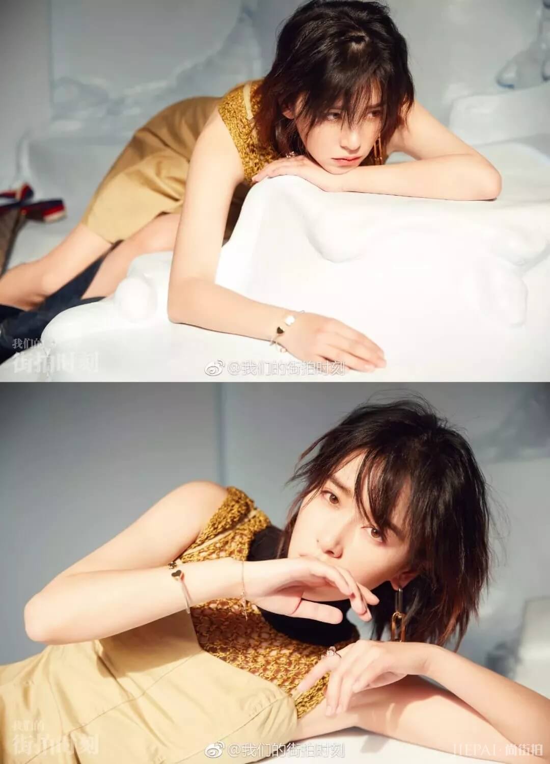 温暖、优雅又亮眼！佟丽娅穿它气质升级，也太惊艳了吧？！