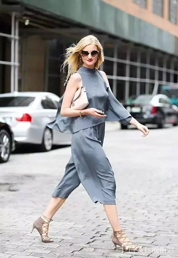 欧美街拍 秋天穿灰色才是真高级！