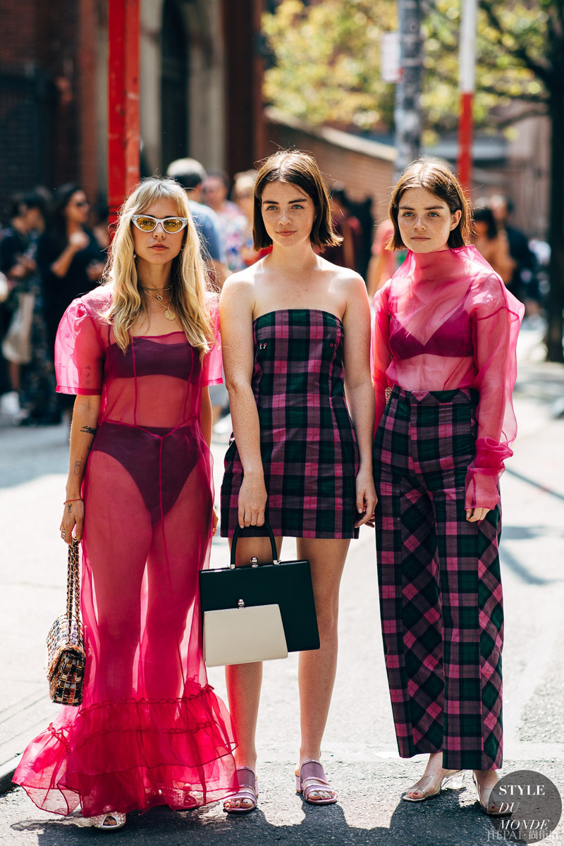 2018年8月纽约街拍 时尚潮人们的入秋搭配