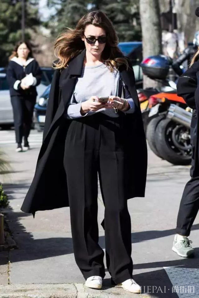 秋冬,大衣+阔腿裤,时髦温暖两不误!