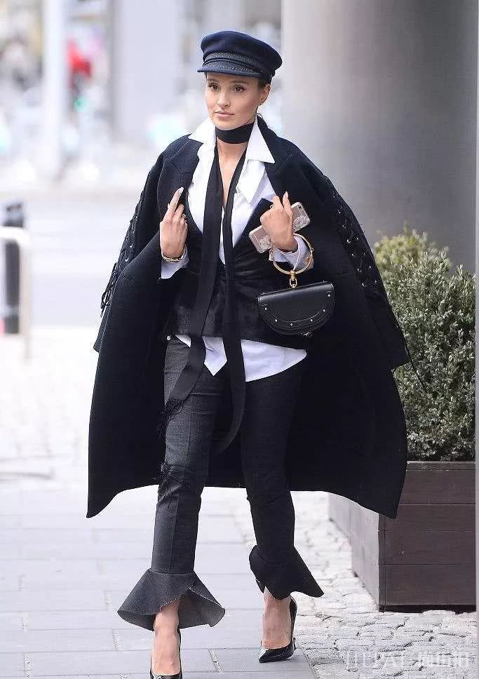 从邋遢妞儿到街拍达人,只不过一顶“帽子”的差距