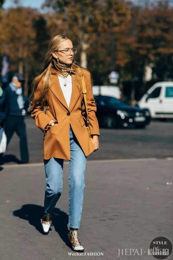 欧美街拍 看潮人最强西服搭配