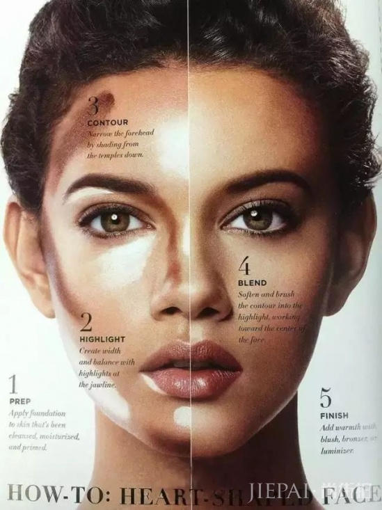 怎样化妆显脸小 化妆只要化对美颜和小脸一起拥有