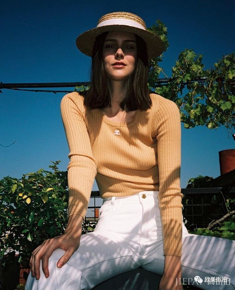 欧美街拍 秋冬穿黄色服装可以这样美！