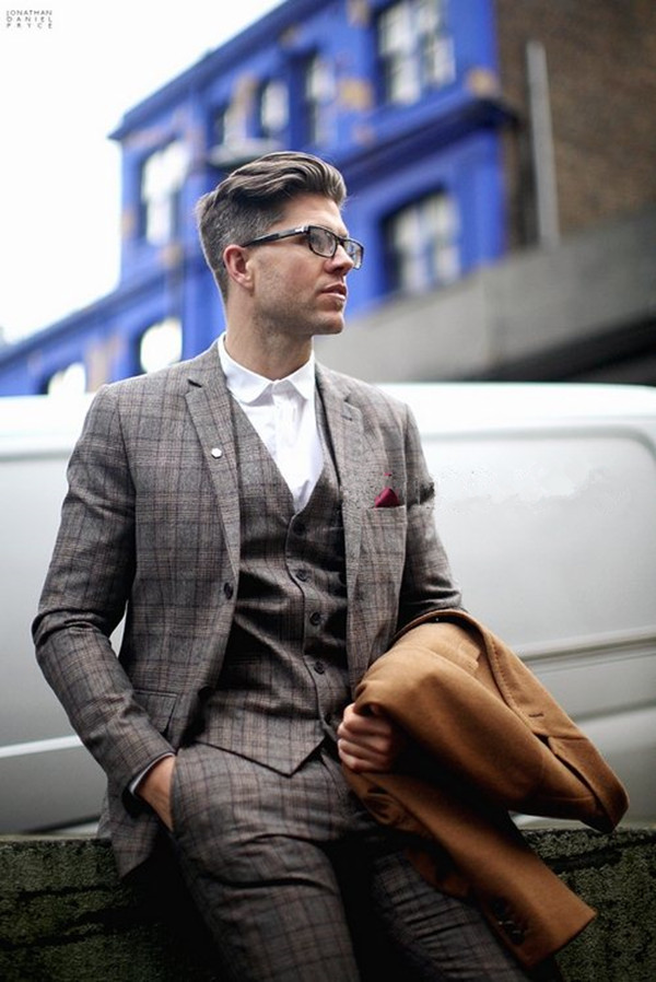 格纹西装搭配男 时髦绅士这样展现好品“格”