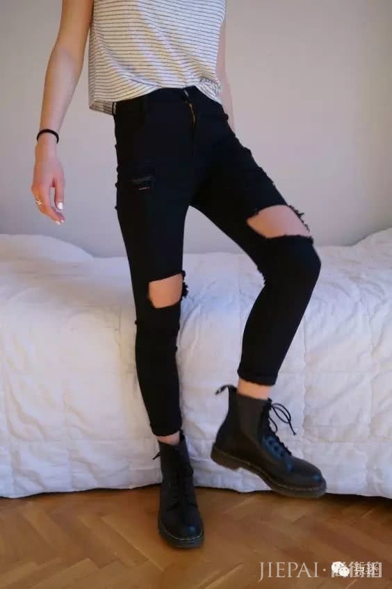 马丁靴这样穿 才能搭出存在感