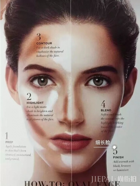 怎样化妆瘦脸 手把手教你画出V脸