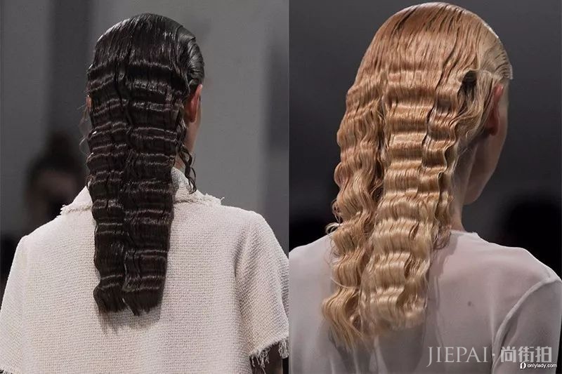 烫发发型,她的海藻头火了减龄显脸小!