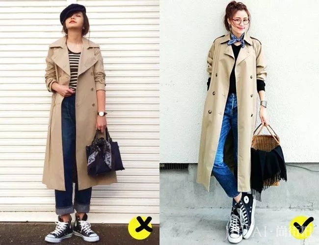 最适合小个子的风衣,穿上显高20cm气场一米八!