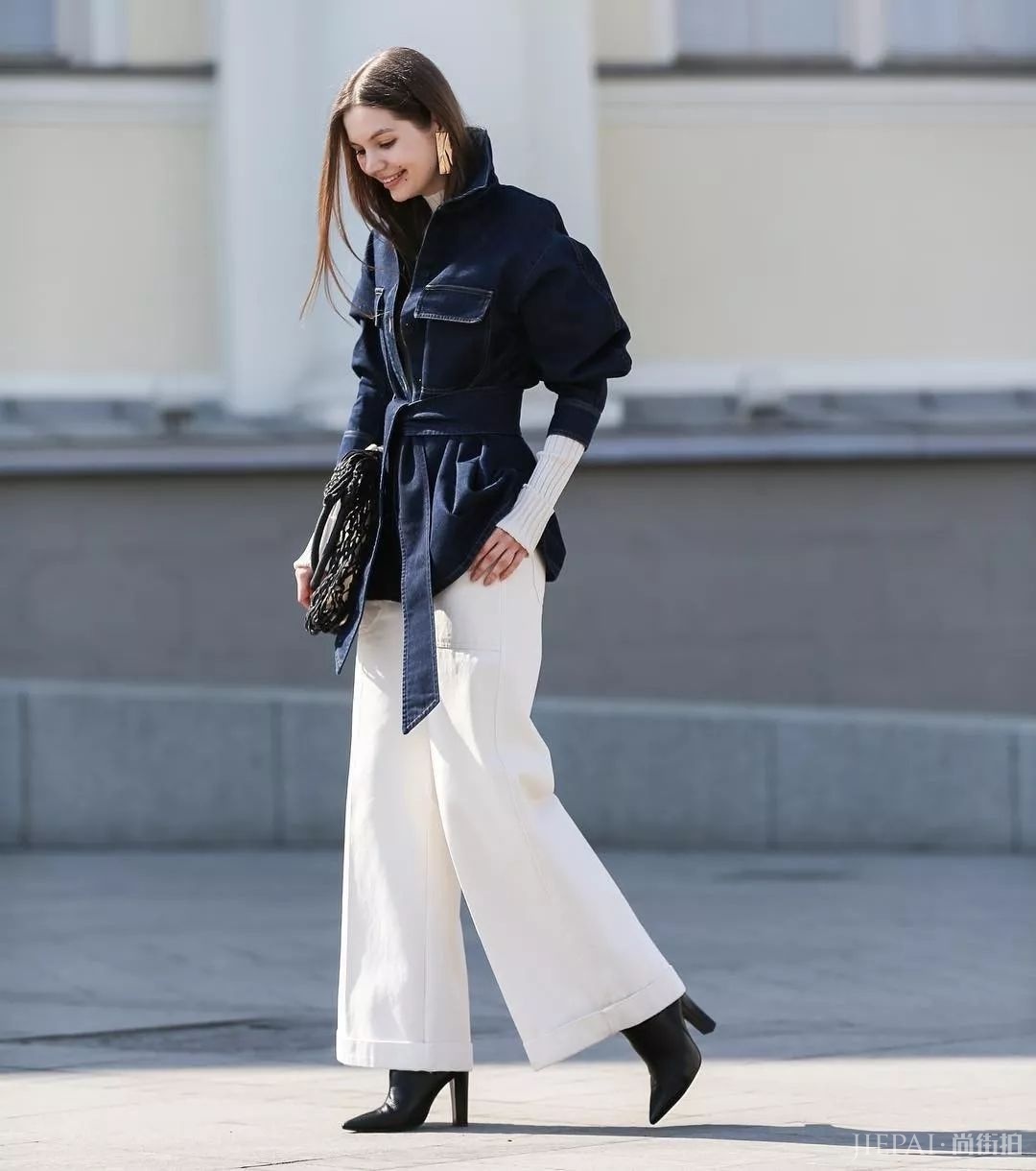 157的石原里美和169的金南珠,都靠这条裤子拉腿?!