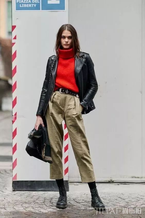 毛衣+半裙，毛衣+阔腿裤…保暖又时髦，从秋穿到冬的搭配！