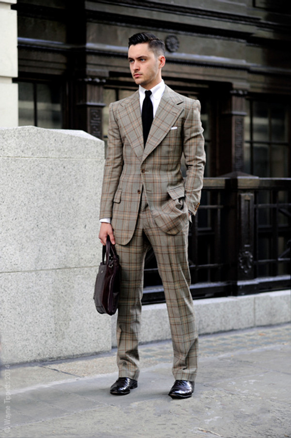 格纹西装搭配男 时髦绅士这样展现好品“格”