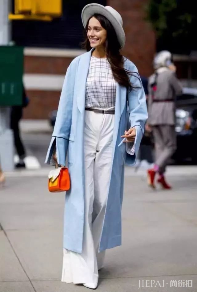秋冬,大衣+阔腿裤,时髦温暖两不误!
