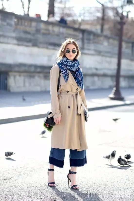 秋天就得搭配丝巾,丝巾的N种系法!