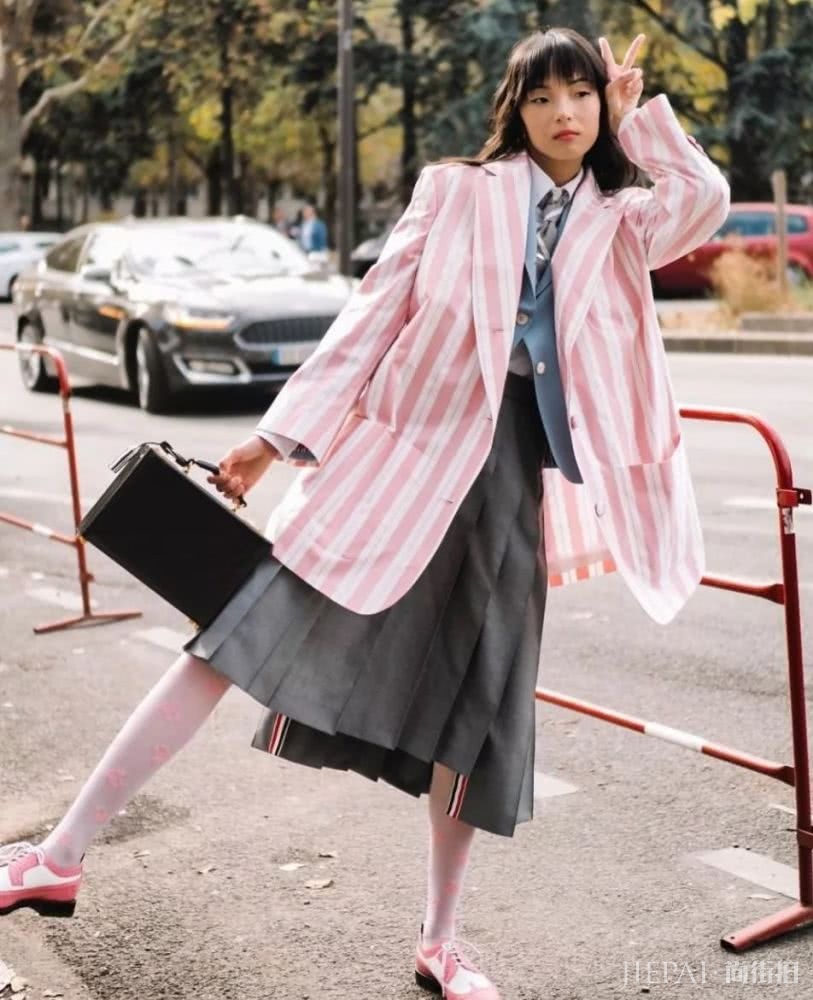 欧美街拍 看潮人最强西服搭配