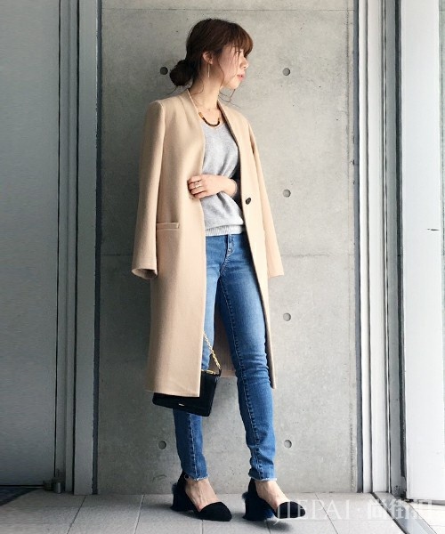 不同顏色大衣外套款式，穿出日系時尚流行