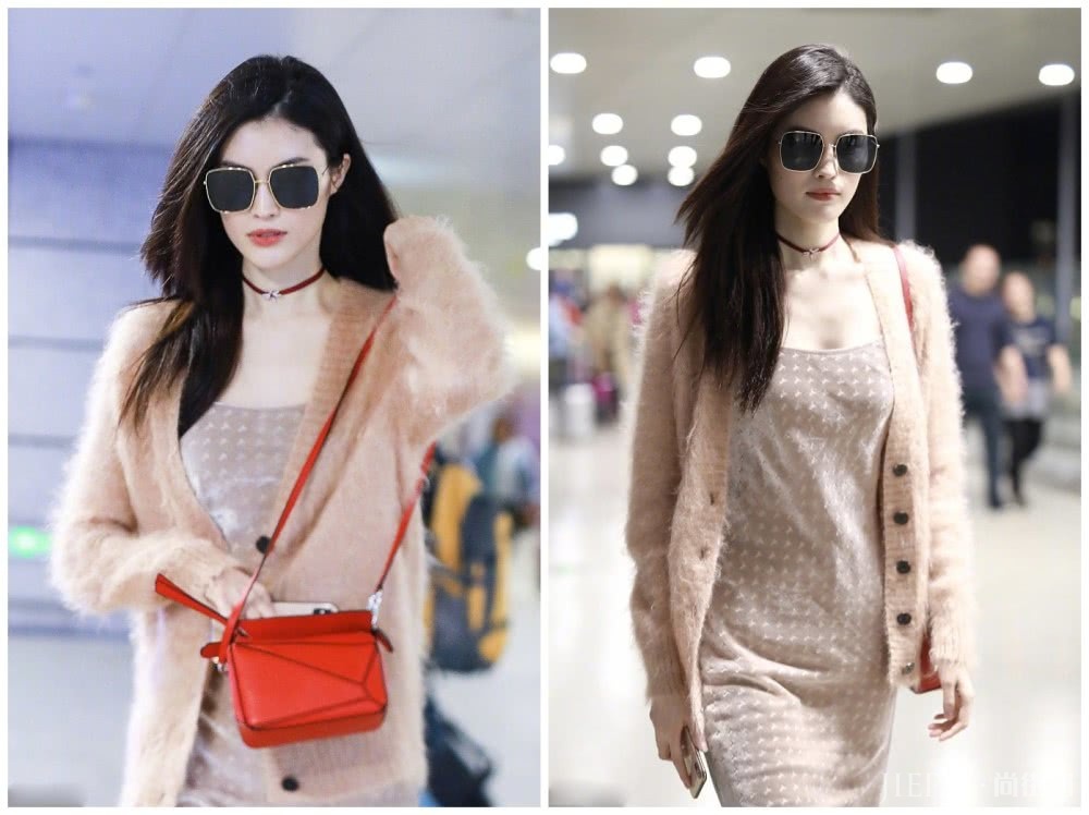 何穗与奚梦瑶同为超模,私服穿搭差别大