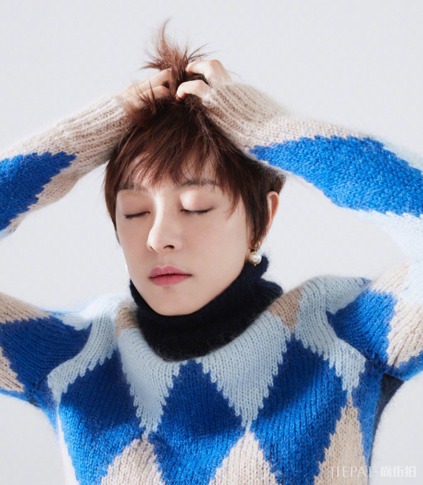 孙俪剪短发减龄10岁,原来短发那么减龄