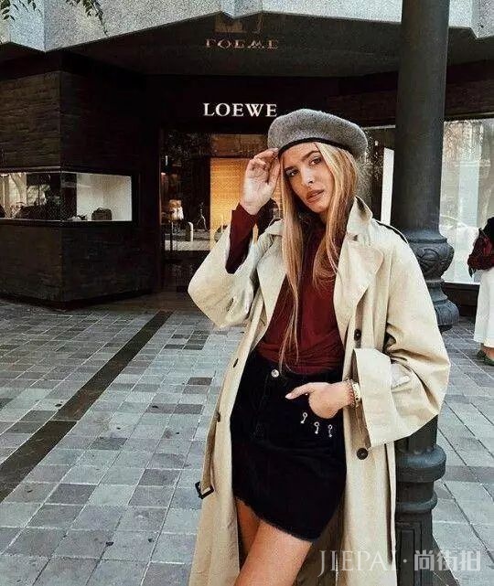 贝雷帽 欧美街头小姐姐必备的时尚单品