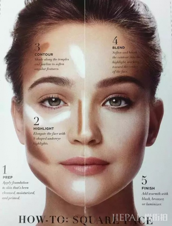 怎样化妆显脸小 化妆只要化对美颜和小脸一起拥有