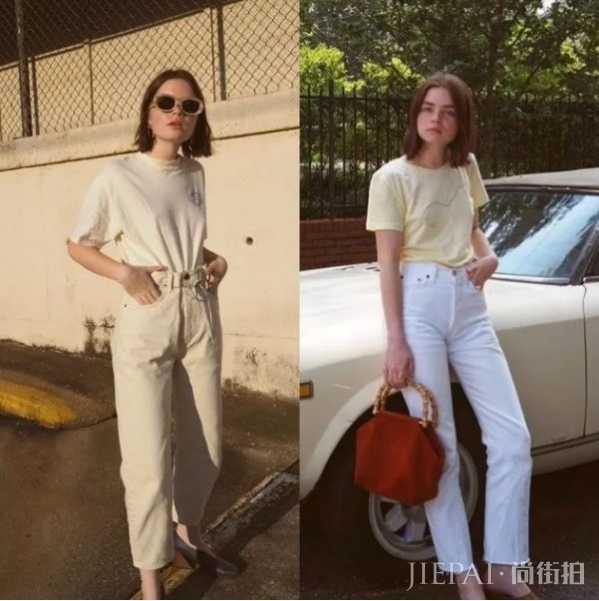 白裤子成为雷区排行榜的第一名，但秋天白裤子如何正确搭配呢？