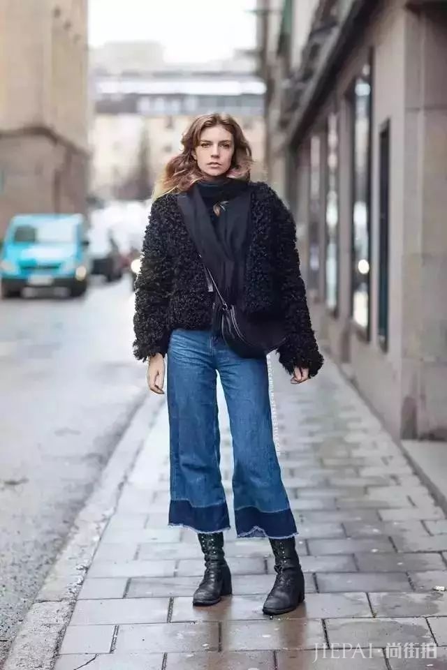 秋冬,大衣+阔腿裤,时髦温暖两不误!