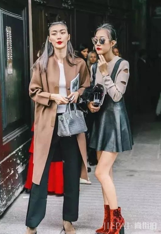 秋冬pick裙子+短靴，诠释不一样的成熟魅力，心动了吗