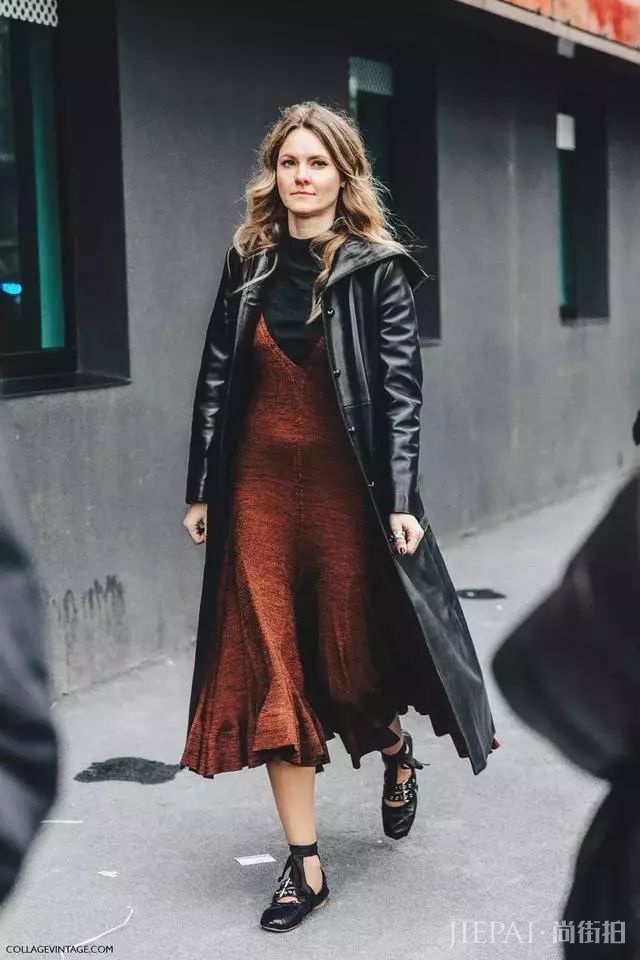 街头潮人告诉你 秋冬季度穿这6条裙子，美过一整年