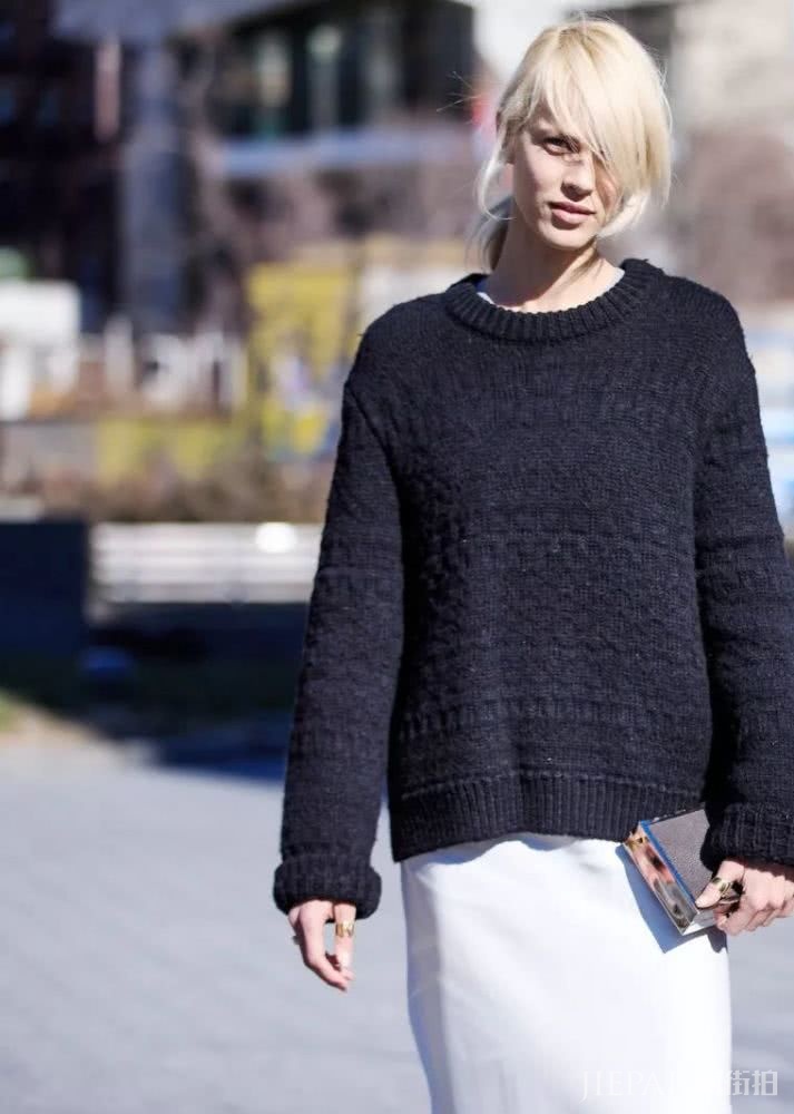 为什么黑色在秋冬这么受街头潮人欢迎？ 因为穿上显瘦效果明显哦