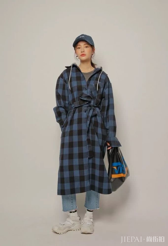 秋天最实用的外套,让格纹衬衫穿出你的时尚感