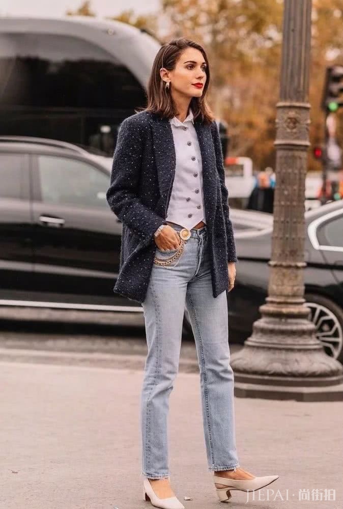 欧美街拍 看潮人最强西服搭配