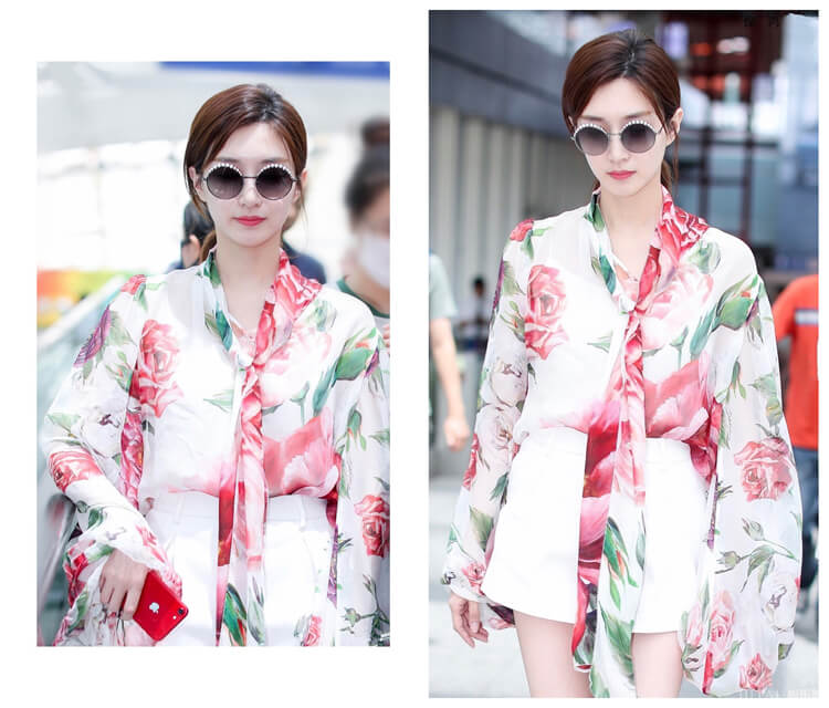 江疏影穿15000连衣裙清新甜美，吴谨言复古，你更喜欢哪种搭配