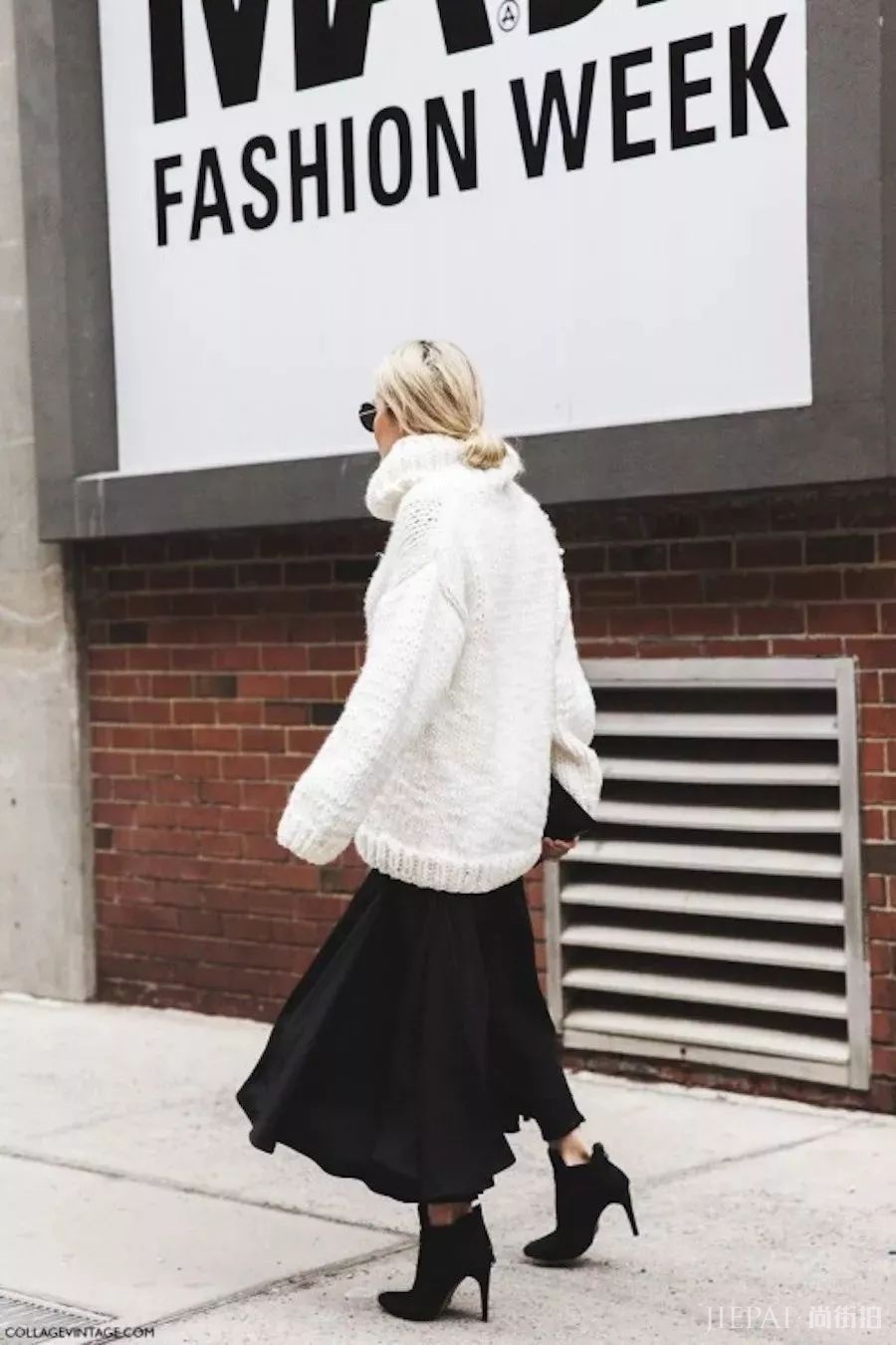 毛衣+半裙，毛衣+阔腿裤…保暖又时髦，从秋穿到冬的搭配！