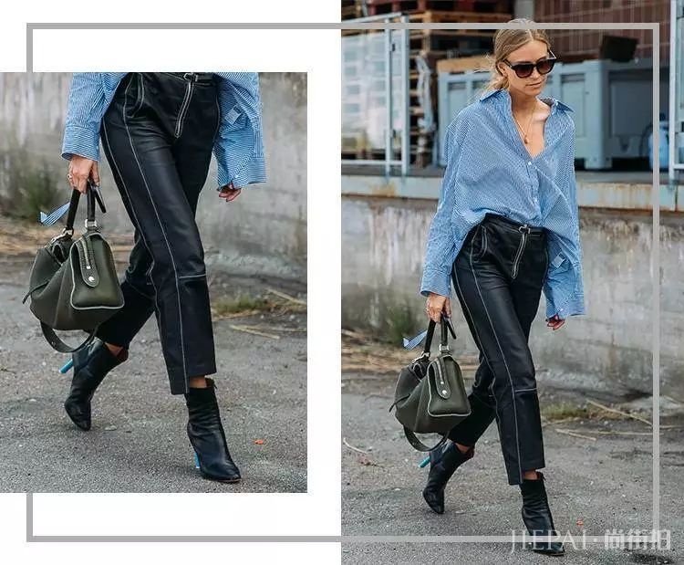 衬衫和九分裤这样搭,让秋天的你在职场更时髦!